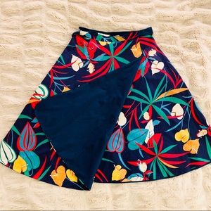 Tumbleweeds Vintage Wrap Floral Skirt Size M